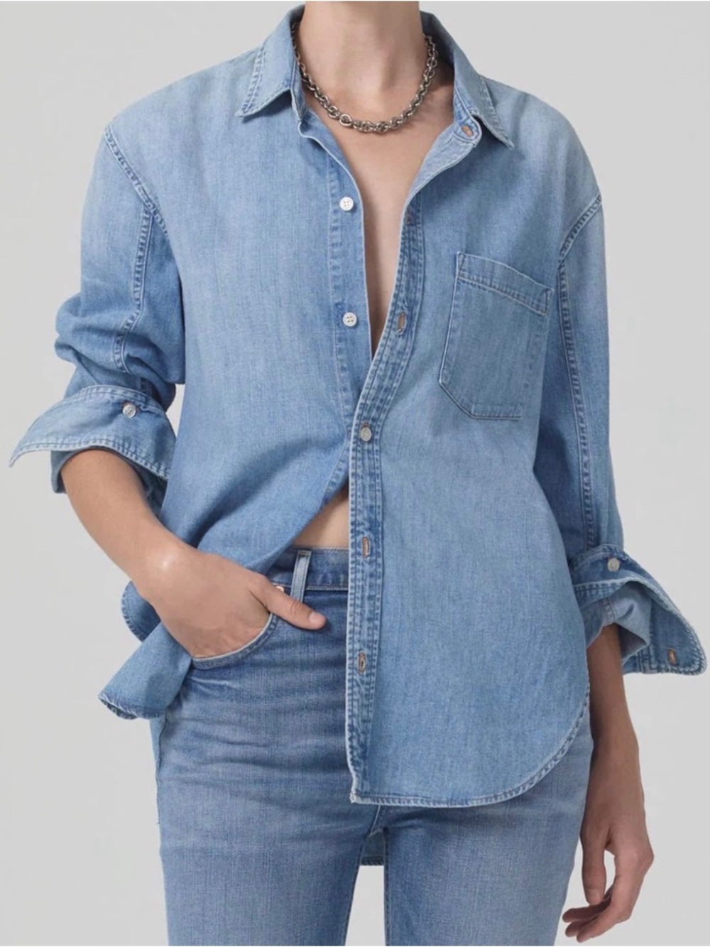Citizens of Humanity Kayla Denim Jean Button Shirt